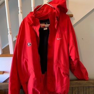 UGA Nike Raincoat Field Jacket